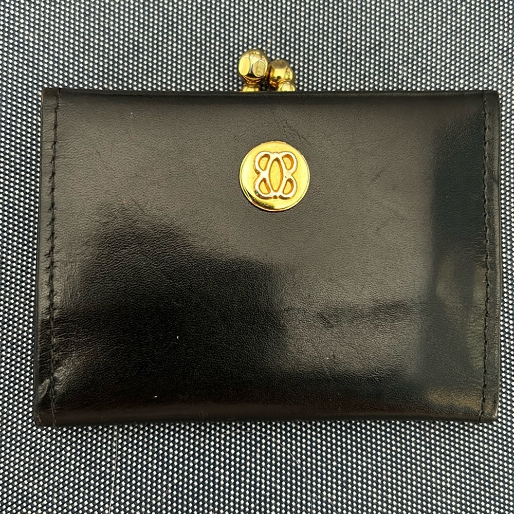 BOSCA vintage leather change purse/wallet